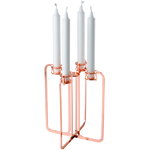 Quartet candleholder, copper Quartet candleholder, copper