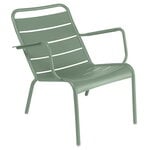 Outdoor lounge chairs, Luxembourg low armchair, cactus, Green