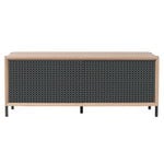 Hartô Buffet Gabin 122 cm, chêne - gris ardoise