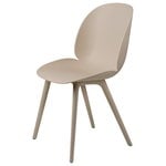 Dining chairs, Beetle chair, plastic edition, new beige, Beige