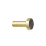 Hook, small, brass - black marble Hook, small, brass - black marble
