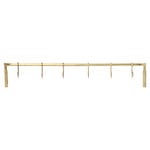 ferm LIVING Kitchen rod with 6 hooks, brass