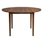 Dining tables, No 3 table, 120 cm, extendable, smoked oak, Brown
