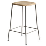 Soft Edge 30 bar stool 65 cm, grey - matt lacquered oak Soft Edge 30 bar stool 65 cm, grey - matt lacquered oak