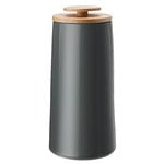 Emma storage jar, large, dark grey 