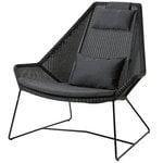 Seat cushion for highback Breeze chair, black Seat cushion for highback Breeze chair, black
