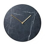Marble seinäkello, musta Marble seinäkello, musta