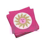 La Fonda Sun paperiservetti, pinkki - kulta La Fonda Sun paperiservetti, pinkki - kulta