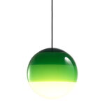 Pendant lamps, Dipping Light 13 pendant, green, Green