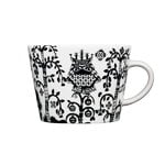 Cups & mugs, Taika cappuccino cup 0,2 l, black, Black & white