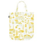 Kauniste Mökkilä tote bag, yellow