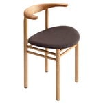 Ruokapöydän tuolit, Linea RMT3 tuoli, tammipetsattu saarni - Steelcut Trio 383, Ruskea