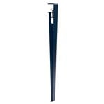 Dining tables, Table and desk leg 75 cm, 1 piece, mineral blue, Blue
