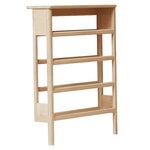 Shoe racks, A Line shoe rack, 72 cm, white oak, Natural