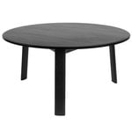 Ruokapöydät, Alle pyöreä pöytä, 150 cm, musta, Musta