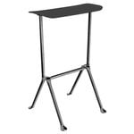Officina bar stool, medium, galvanized, black