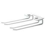 Shelving units, String hanger rack 20 cm, 2-pack, white, White