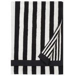 Kaksi Raitaa bath towel, black - white Kaksi Raitaa bath towel, black - white