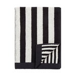 Kaksi Raitaa hand towel, black - white Kaksi Raitaa hand towel, black - white