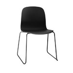 Visu chair, steel frame, black, PU lacquer Visu chair, steel frame, black, PU lacquer