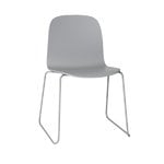 Visu chair, steel frame, grey, PU lacquer Visu chair, steel frame, grey, PU lacquer