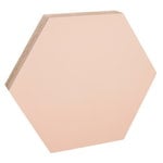 Muistitaulut, Muistitaulu hexagon, 41,5 cm, puuteri, Vaaleanpunainen