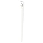Dining tables, Table and desk leg 75 cm, 1 piece, cloudy white, White