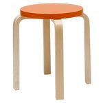 Stools, Aalto stool E60, orange - birch, Orange