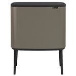 Brabantia Bo Touch Bin roska-astia 11 + 23 L, platina