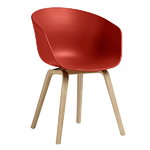 About A Chair AAC22 tuoli, warm red - mattalakattu tammi About A Chair AAC22 tuoli, warm red - mattalakattu tammi