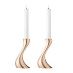 Cobra candlestick S, set of 2, rose gold Cobra candlestick S, set of 2, rose gold