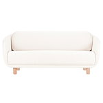 Bobo Wool 2-seater sofa, off white - birch Bobo Wool 2-seater sofa, off white - birch