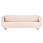 Bobo Wool 3-seater sofa, sand - birch Bobo Wool 3-seater sofa, sand - birch