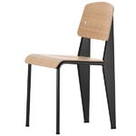 Standard chair, deep black - oak
