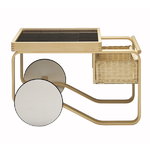 Aalto tea trolley 900, black Aalto tea trolley 900, black