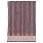 Ferm Living Grain tea towel, bordeaux