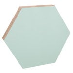 Memory boards, Noteboard hexagon, 41,5 cm, mint, Turquoise