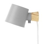 Rise wall lamp, grey