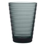 Bicchieri da acqua, Bicchiere Aino Aalto 33 cl, 2 pz, grigio scuro, Grigio