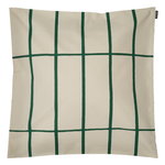 Tiiliskivi cushion cover 50 x 50 cm, beige - dark green Tiiliskivi cushion cover 50 x 50 cm, beige - dark green