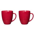 Cups & mugs, 24h mug 0,34 L, 2 pcs, red, Red
