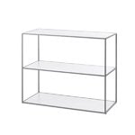 Scaffale Twin, piccolo, grigio Scaffale Twin, piccolo, grigio