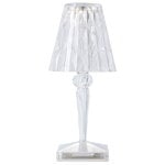 Table lamps, Battery lamp, clear, Transparent