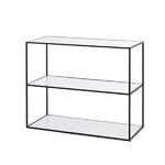 Scaffale Twin, piccolo, nero Scaffale Twin, piccolo, nero