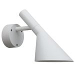 , AJ 50 wall lamp for outdoors, white, White