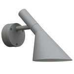 Outdoor lamps, AJ 50 wall lamp for outdoors, aluminium, Gray
