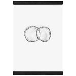 Cells poster, white Cells poster, white