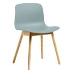 About A Chair AAC12, lacquered oak - dusty blue