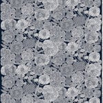 Tessuto Mynsteri, blu scuro - bianco naturale Tessuto Mynsteri, blu scuro - bianco naturale