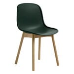 Dining chairs, Neu 13 chair,  green - oak, Green
